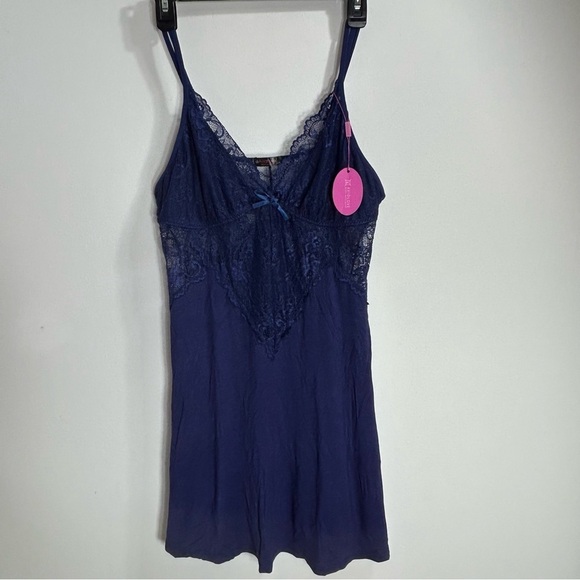 Avidlove Other - Avidlove Navy Lace Trim Lingerie Size XXL